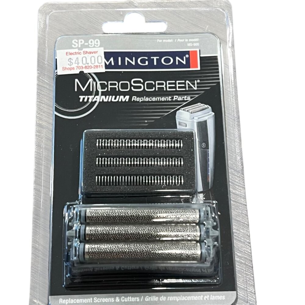 Remington SP-99 MicroScreen Titanium Replacement Parts For Electric Shaver